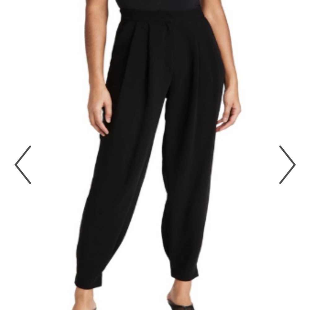 Cinq A Sept Elaina Pleated Front Tapered Leg Pants Size 4